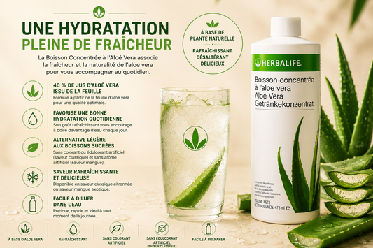 Boisson Concentrée à l’Aloe Vera 473 ml