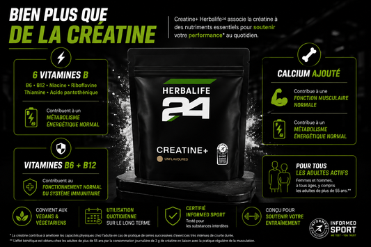 Créatine+ Herbalife24 Saveur Neutre 228 g