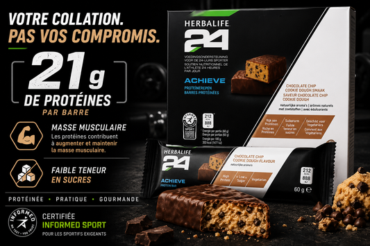 Barres protéinées Achieve H24 6 barres de 60g chacune
