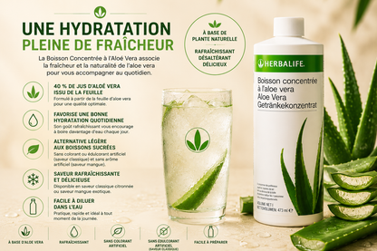 Boisson Concentrée à l’Aloe Vera 473 ml