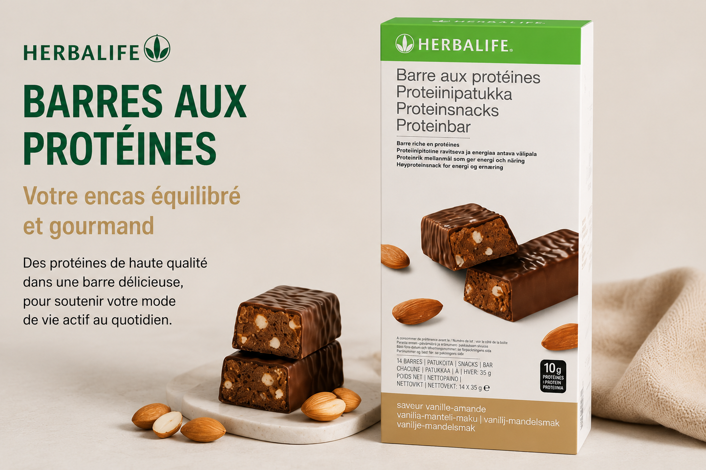 Barres aux Protéines 14 barres de 35 g