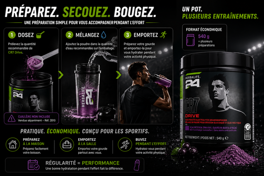 Herbalife24 - Boîte CR7 Drive Baies d'açai 540 g