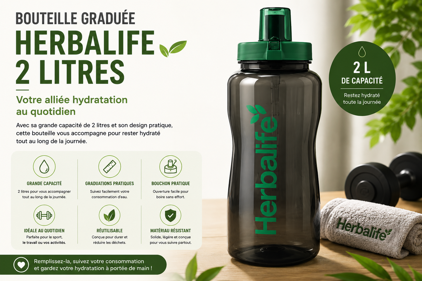 Bouteille Sports 2L