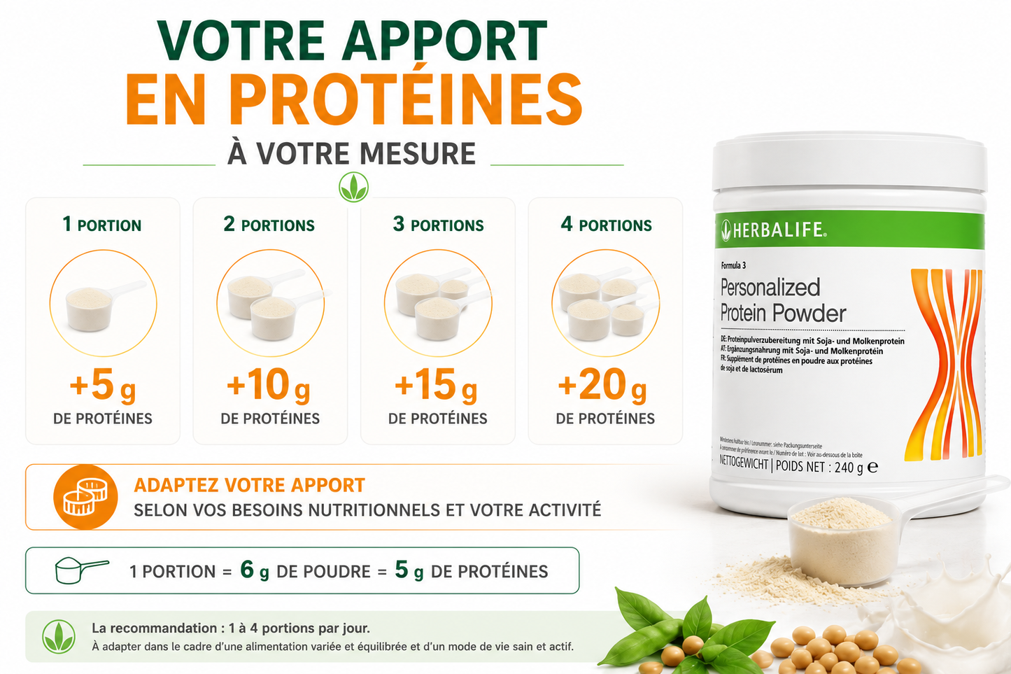 Formula 3 - Personalised Protein Powder* 240 g