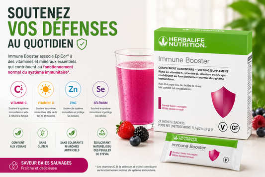Complément alimentaire Immune Booster Baies sauvages 21 sachets