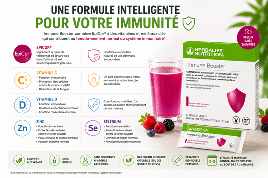 Complément alimentaire Immune Booster Baies sauvages 21 sachets