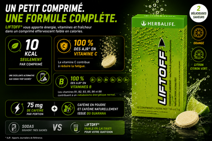 Liftoff® Citron-Citron vert 10 sachets de 4,5 g