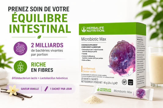 Microbiotic Max Vanille 20 sachets de 2g