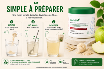 Boisson multi-fibres Pomme 204 g