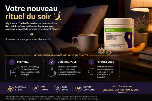 Night Mode saveur Camomille & Pêche 180 g