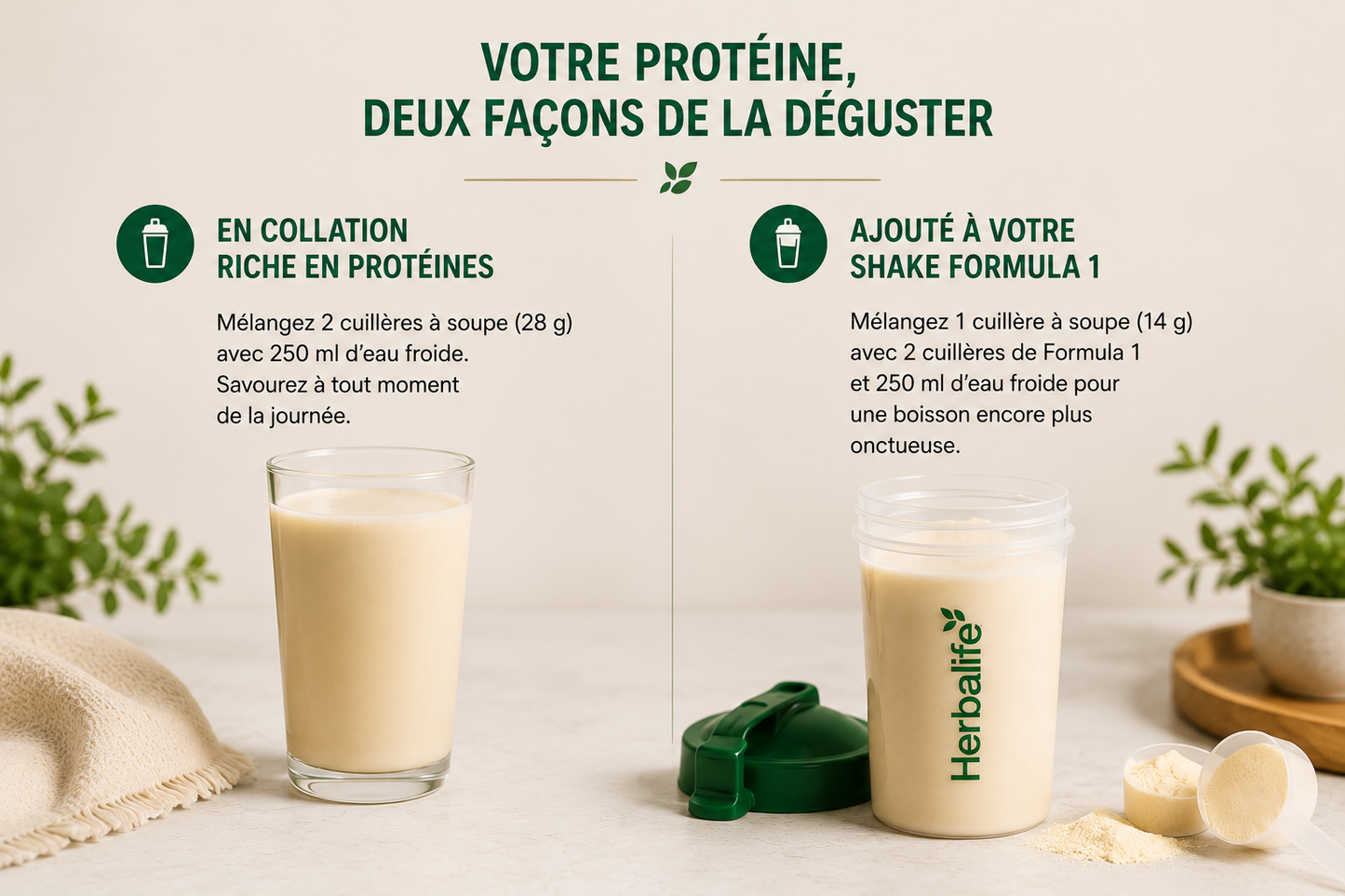 Mélange pour boisson protéinée Vanille 588 g