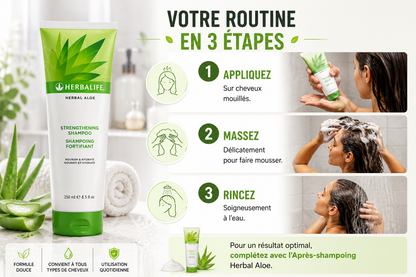 Shampoing Fortifiant Herbal Aloe